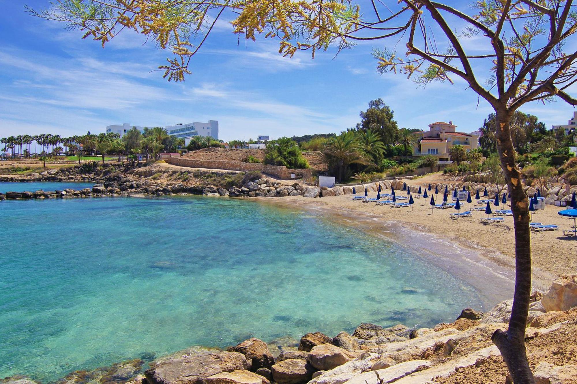 Calypso - Coralli Beachfront Apartment Протарас Екстериор снимка
