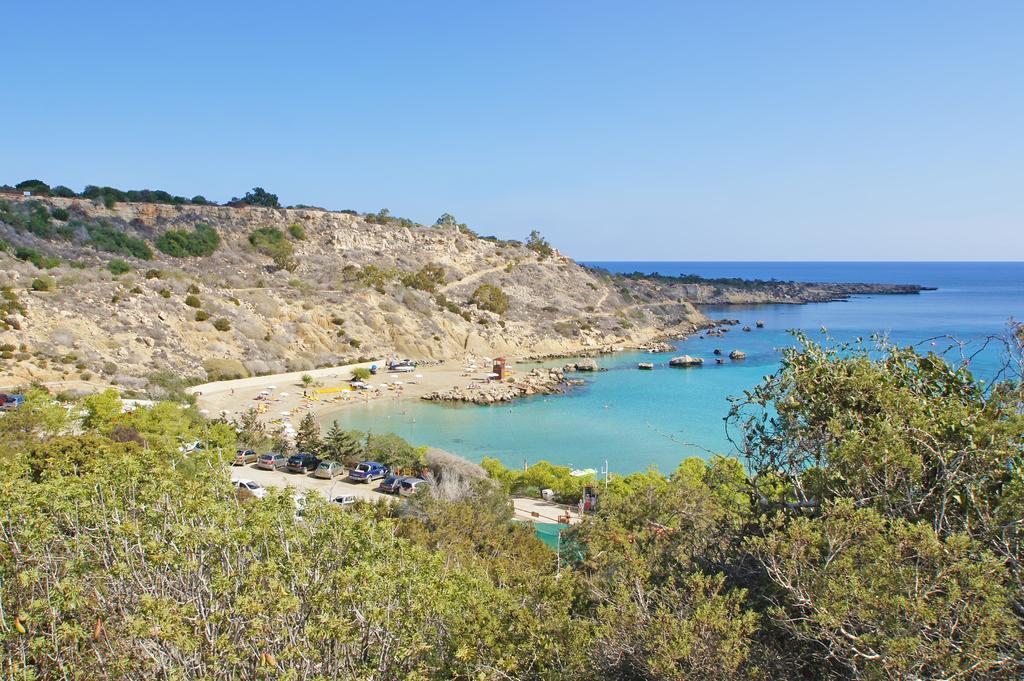 Calypso - Coralli Beachfront Apartment Протарас Екстериор снимка